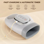 Cordless Hand Massager with Heat Compression Electric Finger Massager Updated Carpal Tunnel Relief & Wrist Relief Massage Gift