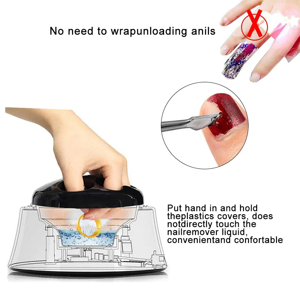 36W Steam Gel Nail Polish Remover Gel Polishing Remover Electric Nail Enhancement Tools Suitable for Nail Salons and Household